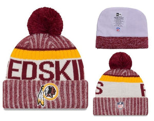 Men's Washington Redskins New Era 2018 NFL Knit Beanie Hat