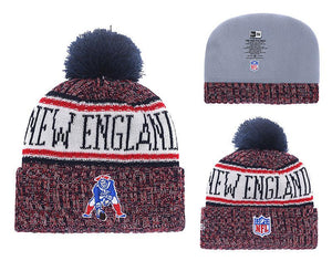 Men's New England Patriots New Era 2018 NFL Knit Beanie Hat