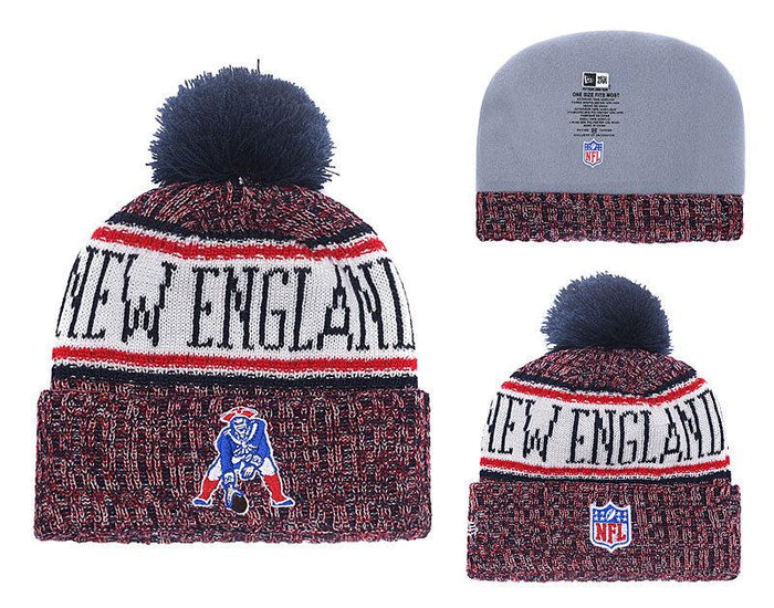 Men's New England Patriots New Era 2018 NFL Knit Beanie Hat