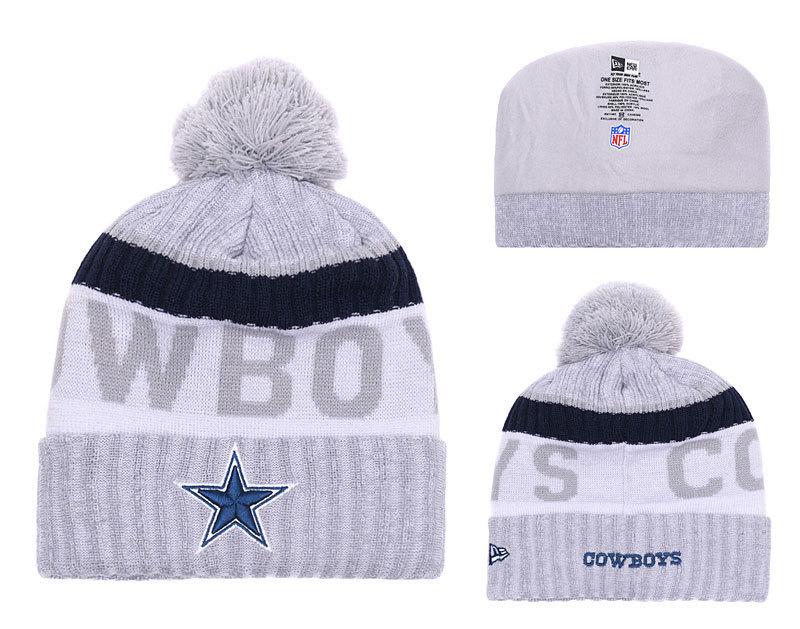 Men's Dallas Cowboys New Era 2018 NFL Knit Beanie Hat