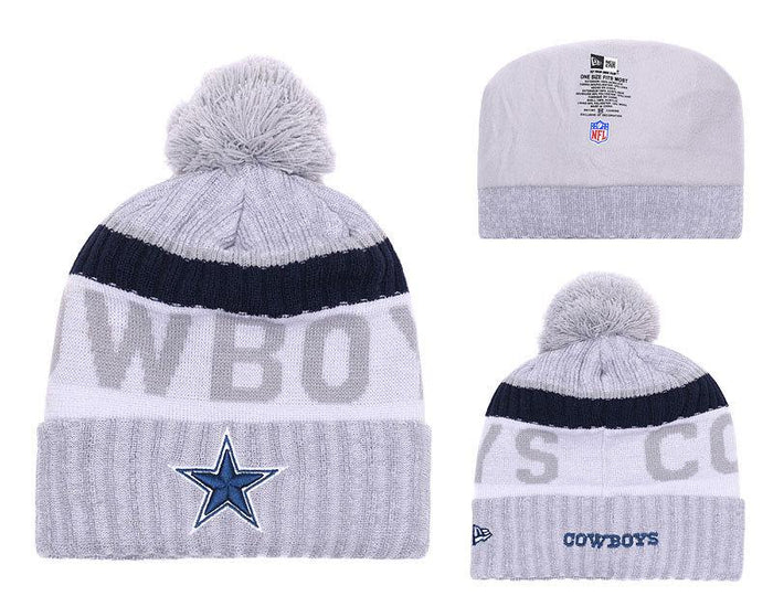 Men's Dallas Cowboys New Era 2018 NFL Knit Beanie Hat