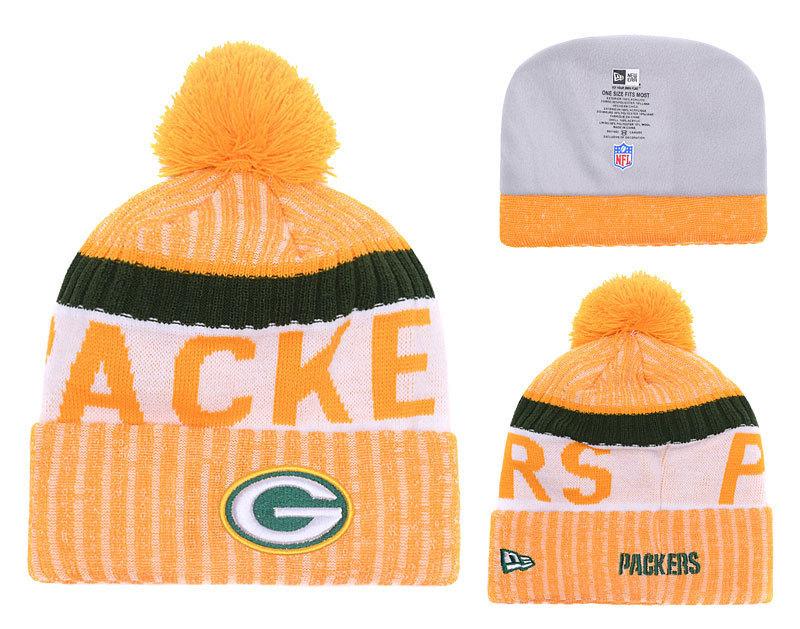 Men's Green Bay Packers New Era 2018 NFL Knit Beanie Hat