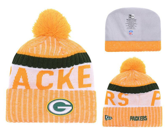 Men's Green Bay Packers New Era 2018 NFL Knit Beanie Hat