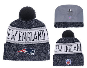 Men's New England Patriots New Era 2018 NFL Knit Beanie Hat