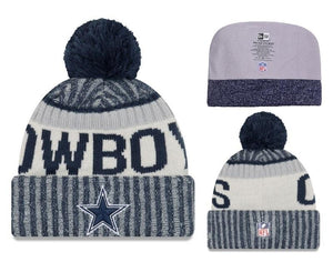 Men's Dallas Cowboys New Era 2018 NFL Knit Beanie Hat