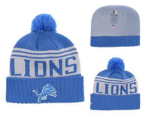 Men's Detroit Lions New Era 2018 NFL Knit Beanie Hat