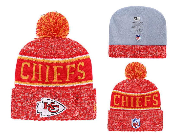 Men's Kansas City Chiefs New Era 2018 NFL Knit Beanie Hat