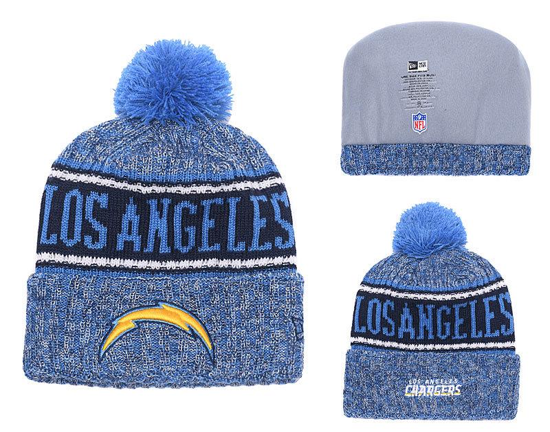 Men's San Diego Chargers New Era 2018 NFL Knit Beanie Hat