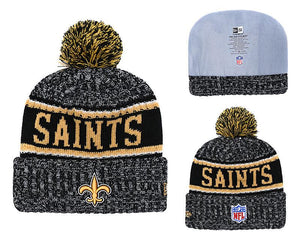 Men's New Orleans Saints New Era 2018 NFL Knit Beanie Hat