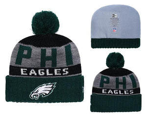 Men's Philadelphia Eagles New Era 2018 NFL Knit Beanie Hat