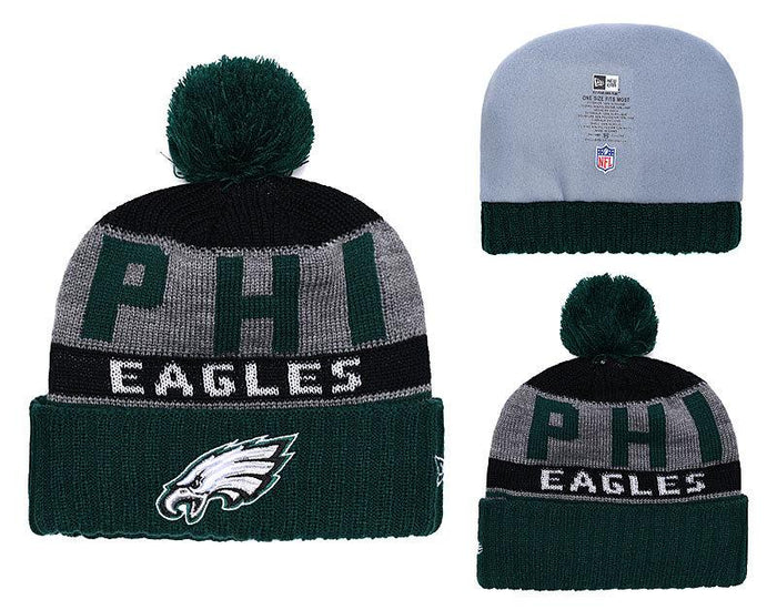 Men's Philadelphia Eagles New Era 2018 NFL Knit Beanie Hat