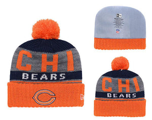 Men's Chicago Bears New Era 2018 NFL Knit Beanie Hat