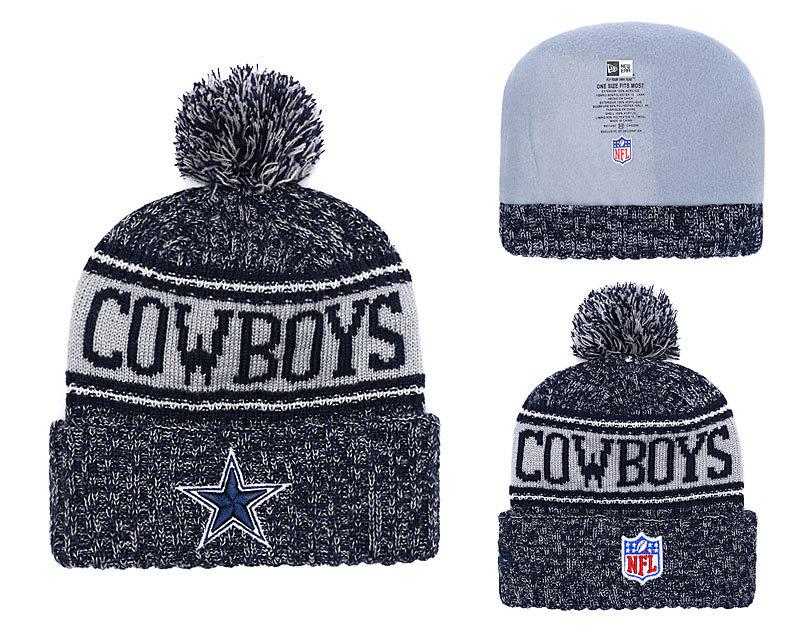 Men's Dallas Cowboys New Era 2018 NFL Knit Beanie Hat