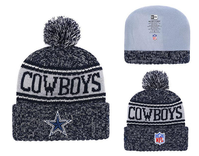 Men's Dallas Cowboys New Era 2018 NFL Knit Beanie Hat