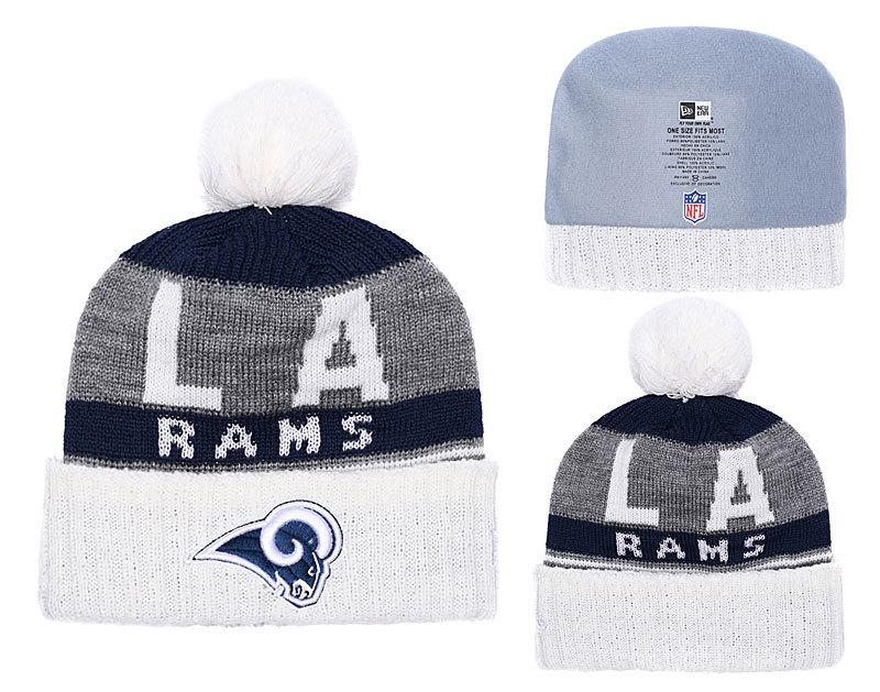 Men's St. Louis Rams New Era 2018 NFL Knit Beanie Hat