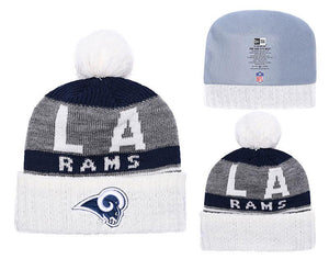Men's St. Louis Rams New Era 2018 NFL Knit Beanie Hat