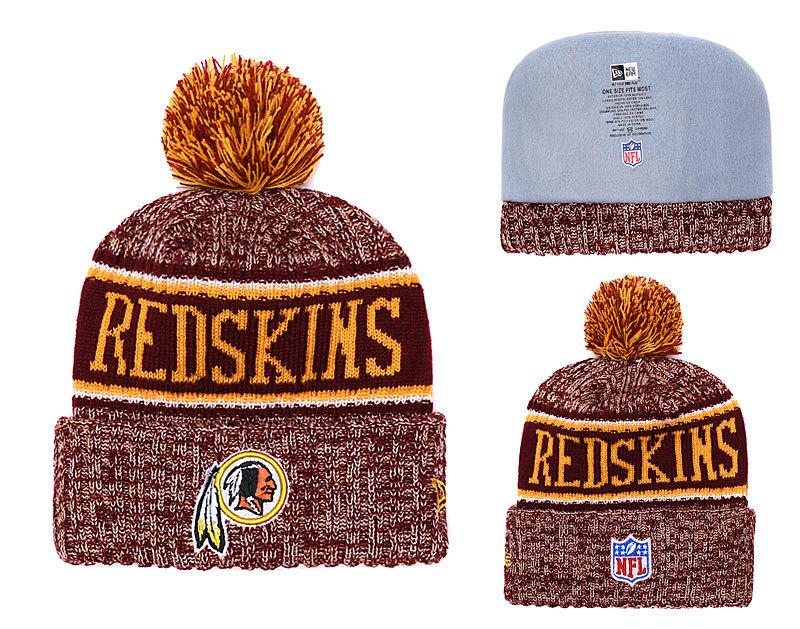 Men's Washington Redskins New Era 2018 NFL Knit Beanie Hat