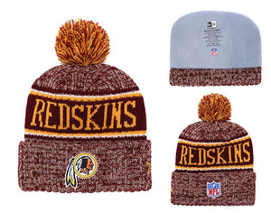 Men's Washington Redskins New Era 2018 NFL Knit Beanie Hat