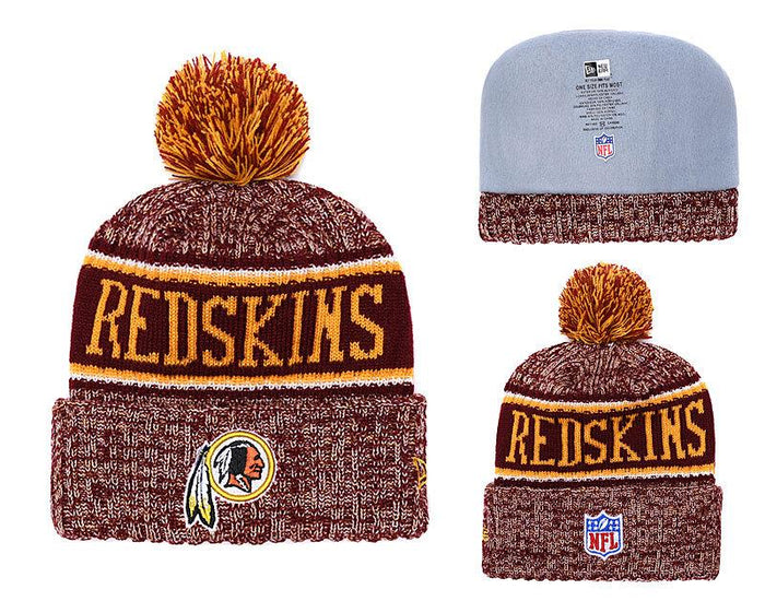 Men's Washington Redskins New Era 2018 NFL Knit Beanie Hat