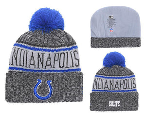 Men's Indianapolis Colts New Era 2018 NFL Knit Beanie Hat