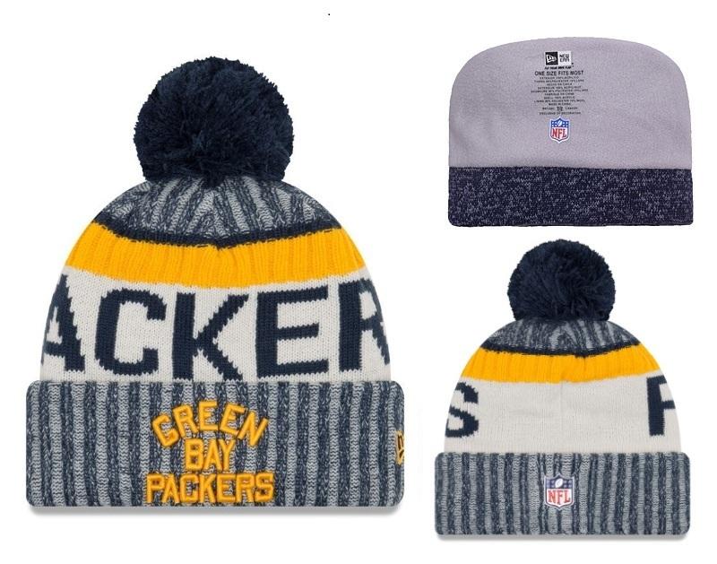 Men's Green Bay Packers New Era 2018 NFL Knit Beanie Hat