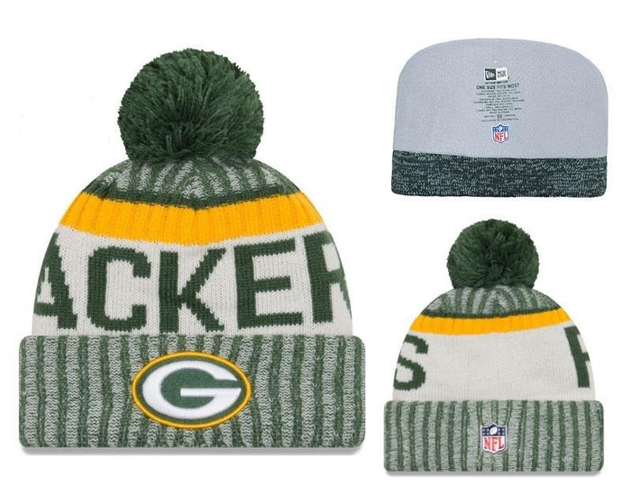 Men's Green Bay Packers New Era 2018 NFL Knit Beanie Hat