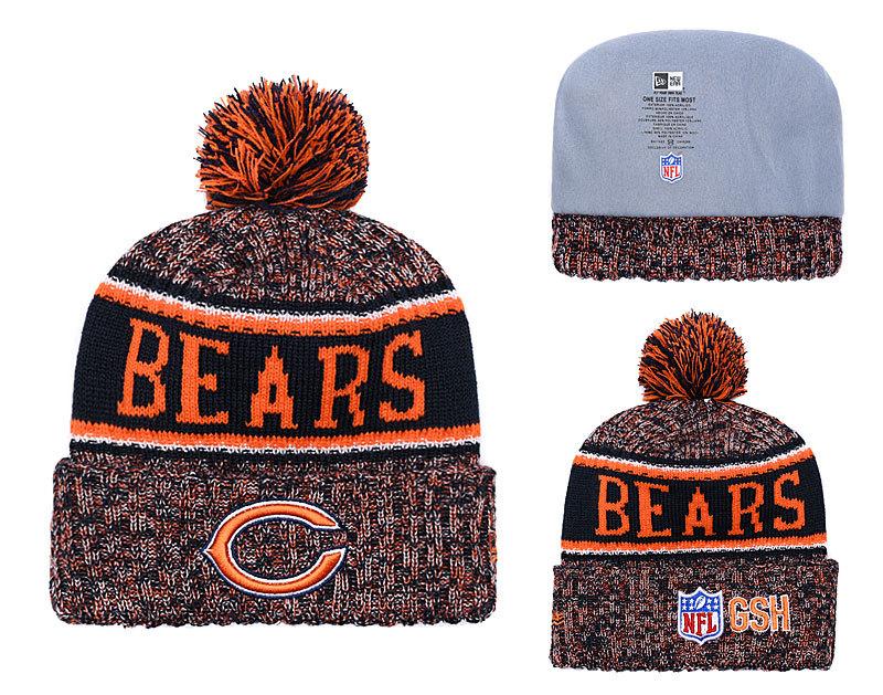 Men's Chicago Bears New Era 2018 NFL Knit Beanie Hat