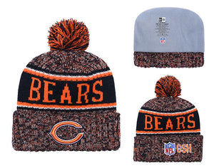 Men's Chicago Bears New Era 2018 NFL Knit Beanie Hat