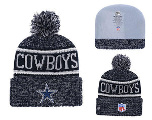 Men's Dallas Cowboys New Era 2018 NFL Knit Beanie Hat