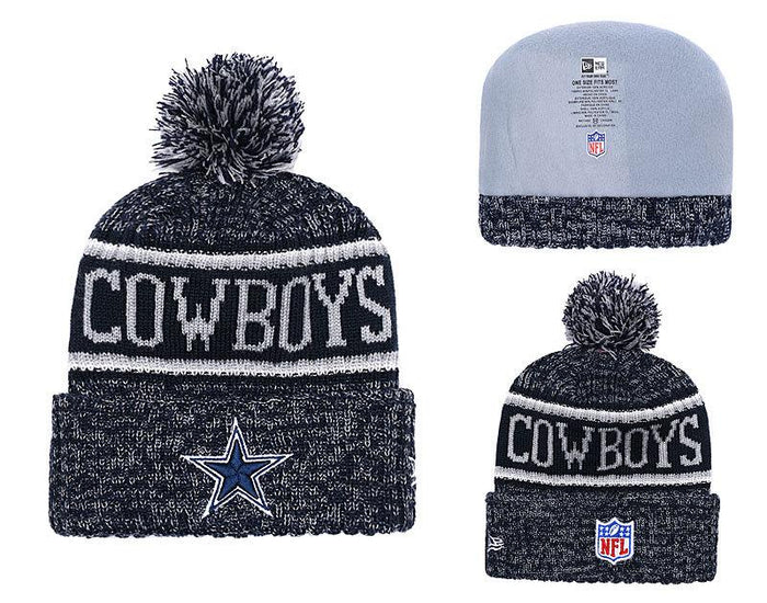 Men's Dallas Cowboys New Era 2018 NFL Knit Beanie Hat
