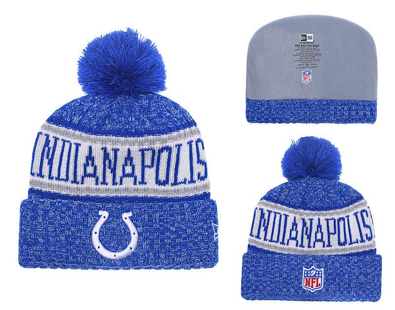 Men's Indianapolis Colts New Era 2018 NFL Knit Beanie Hat