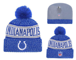 Men's Indianapolis Colts New Era 2018 NFL Knit Beanie Hat