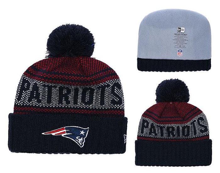 Men's New England Patriots New Era 2018 NFL Knit Beanie Hat