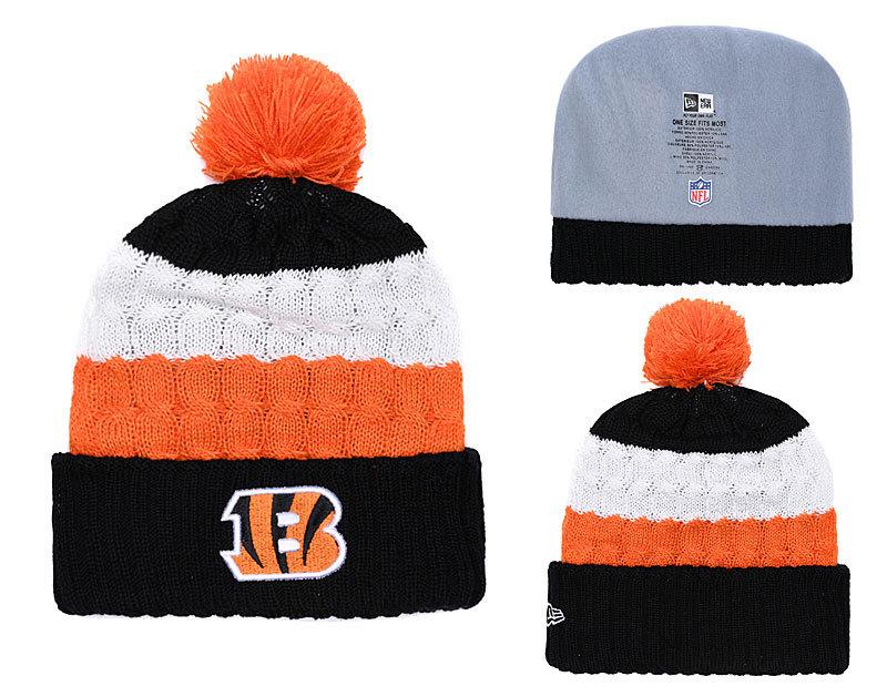 Men's Cincinnati Bengals New Era 2018 NFL Knit Beanie Hat