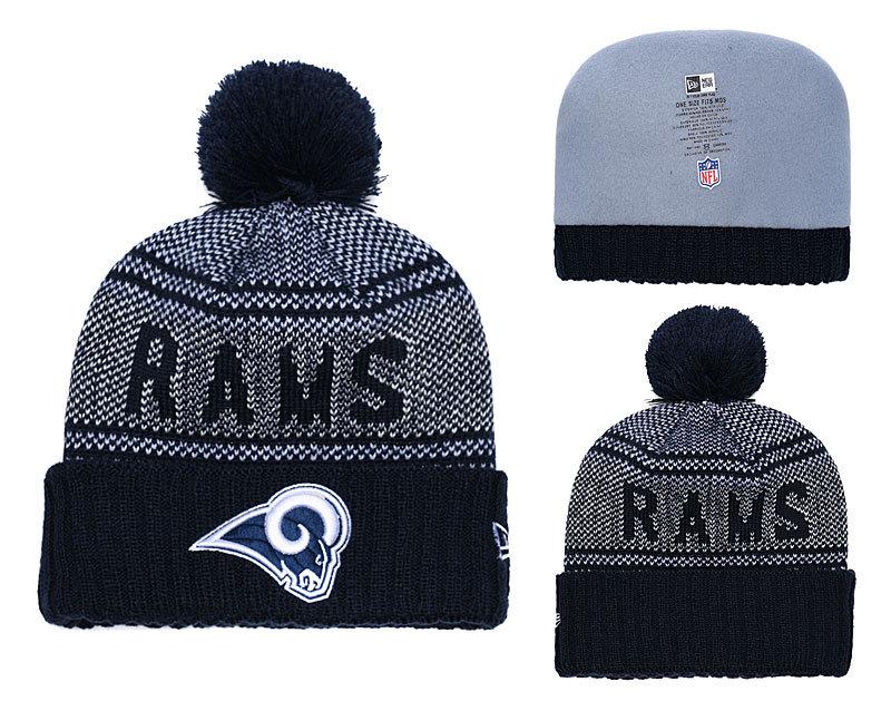Men's St. Louis Rams New Era 2018 NFL Knit Beanie Hat