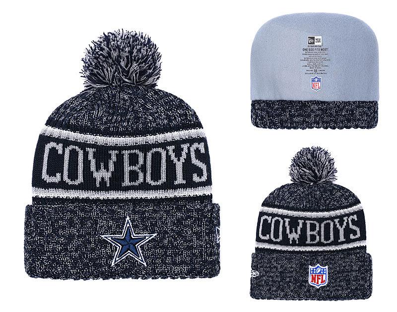 Men's Dallas Cowboys New Era 2018 NFL Knit Beanie Hat