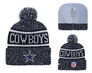 Men's Dallas Cowboys New Era 2018 NFL Knit Beanie Hat