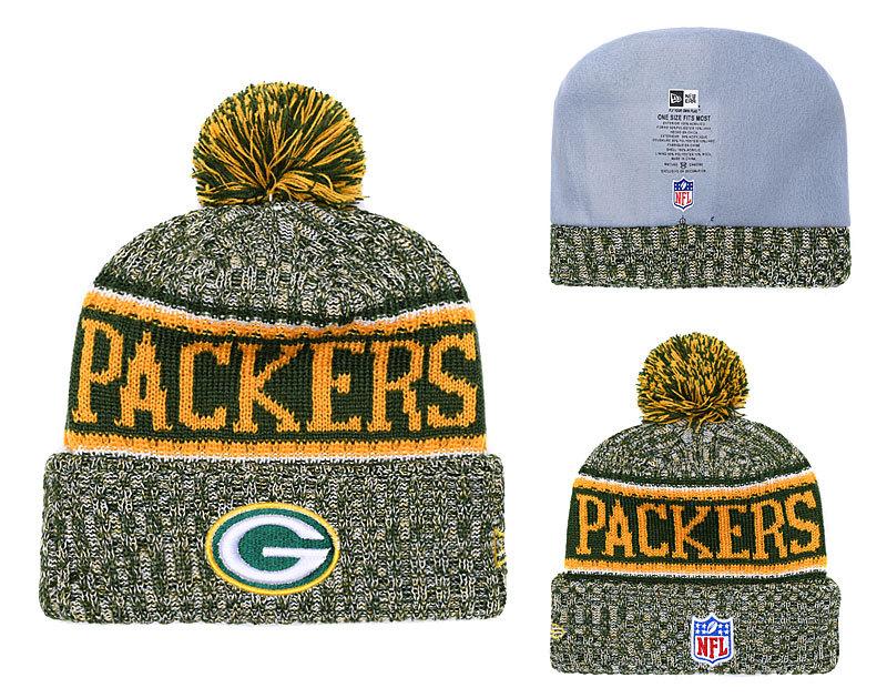 Men's Green Bay Packers New Era 2018 NFL Knit Beanie Hat
