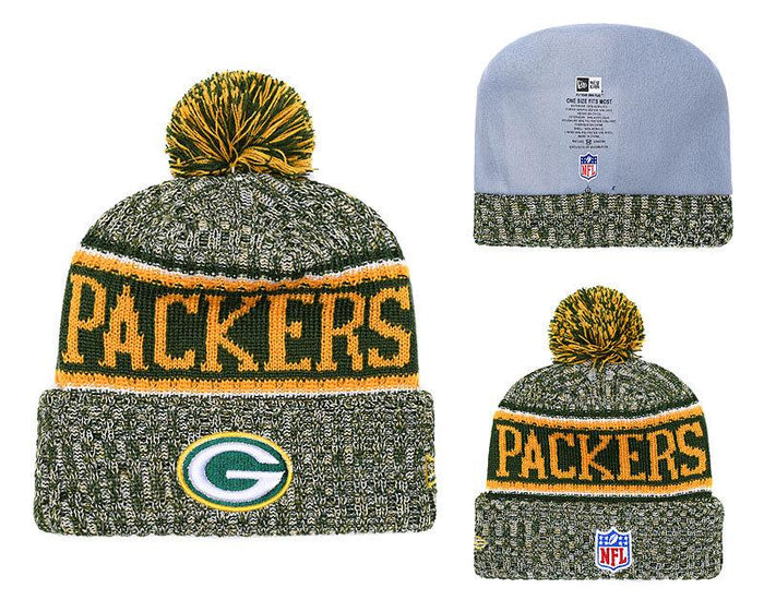 Men's Green Bay Packers New Era 2018 NFL Knit Beanie Hat