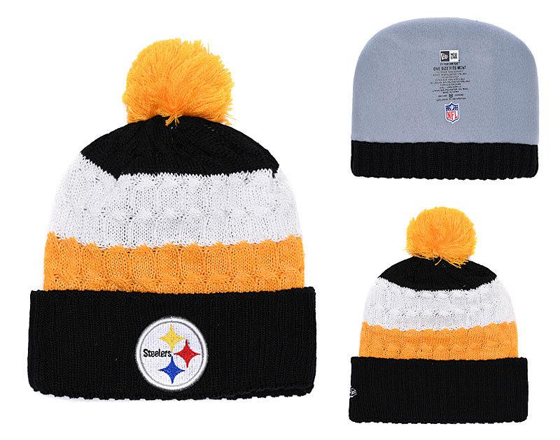 Men's Pittsburgh Steelers New Era 2018 NFL Knit Beanie Hat