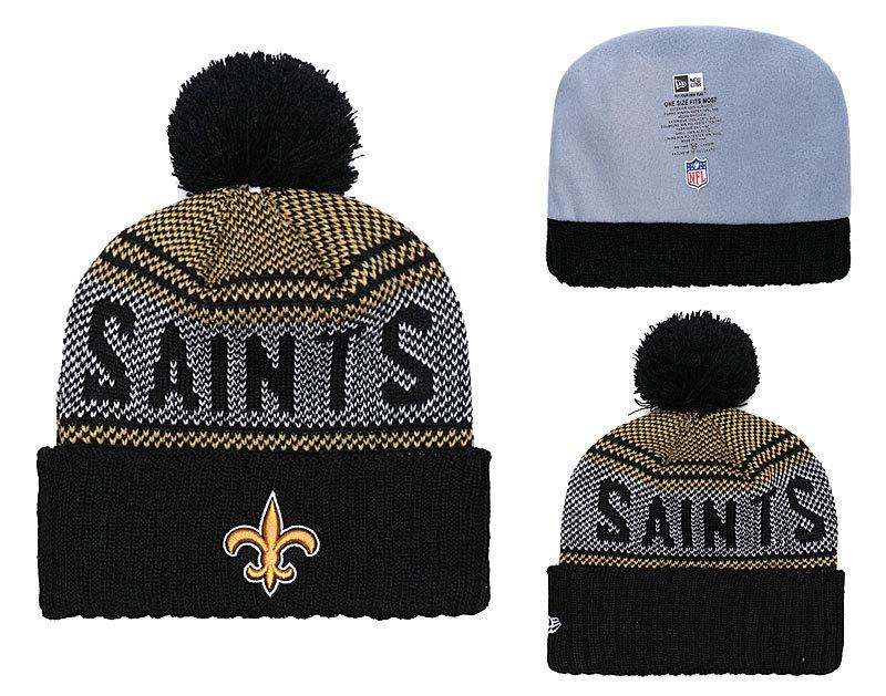 Men's New Orleans Saints New Era 2018 NFL Knit Beanie Hat