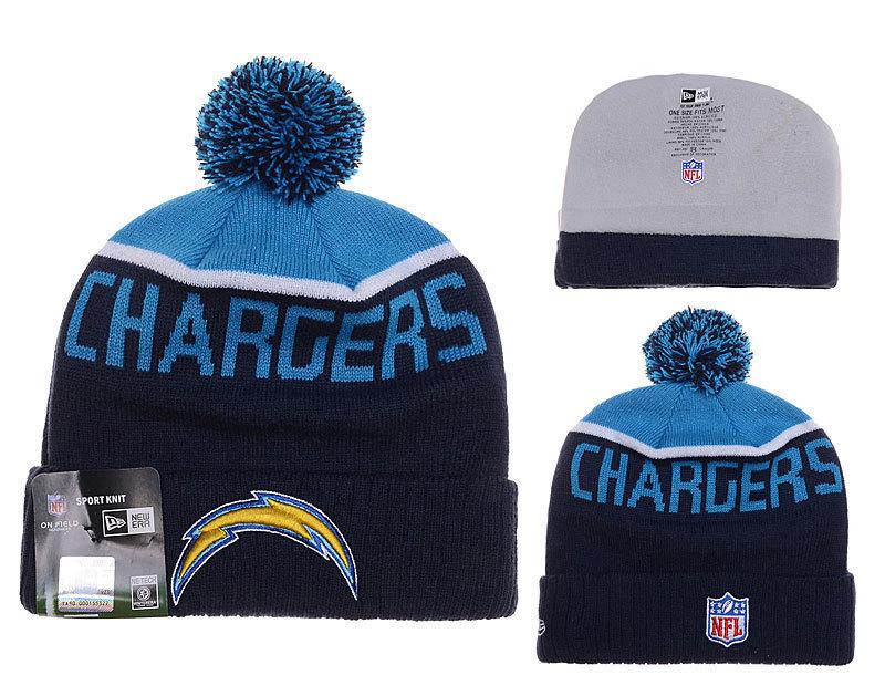 Men's San Diego Chargers New Era 2018 NFL Knit Beanie Hat