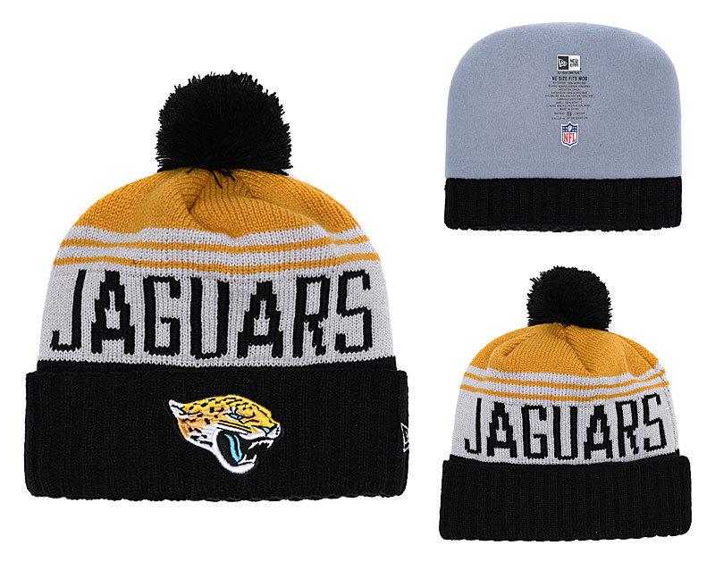 Men's Jacksonville Jaguars New Era 2018 NFL Knit Beanie Hat