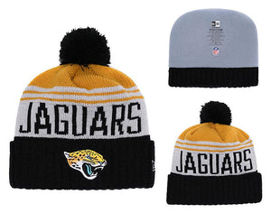 Men's Jacksonville Jaguars New Era 2018 NFL Knit Beanie Hat