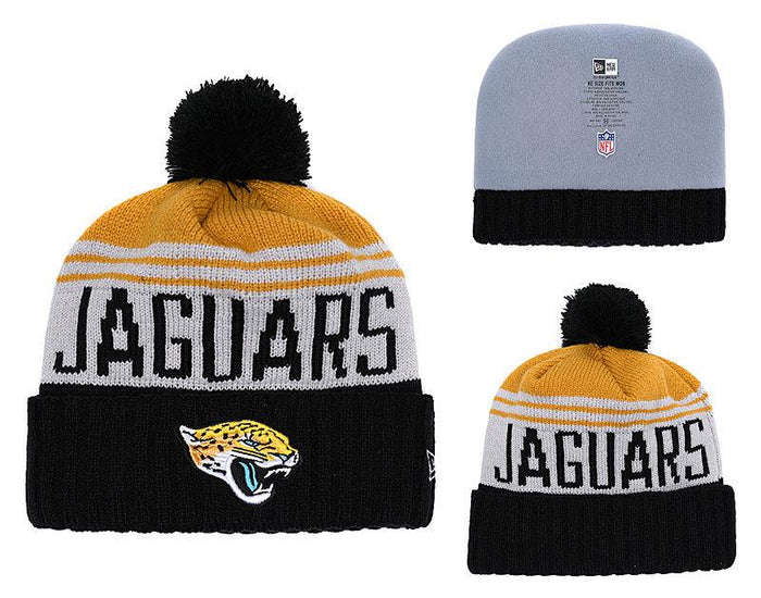 Men's Jacksonville Jaguars New Era 2018 NFL Knit Beanie Hat