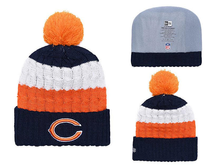 Men's Chicago Bears New Era 2018 NFL Knit Beanie Hat