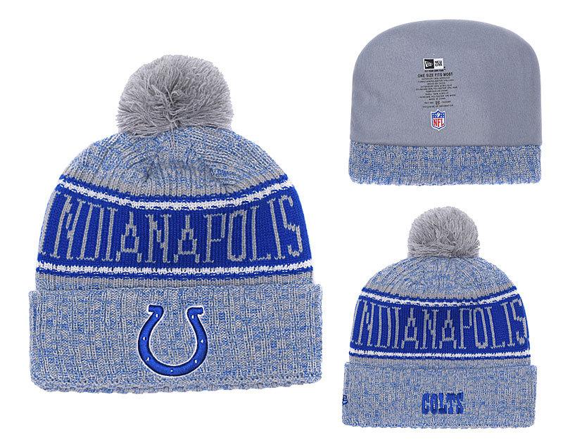 Men's Indianapolis Colts New Era 2018 NFL Knit Beanie Hat