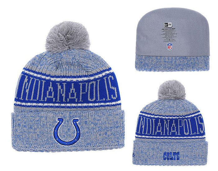 Men's Indianapolis Colts New Era 2018 NFL Knit Beanie Hat