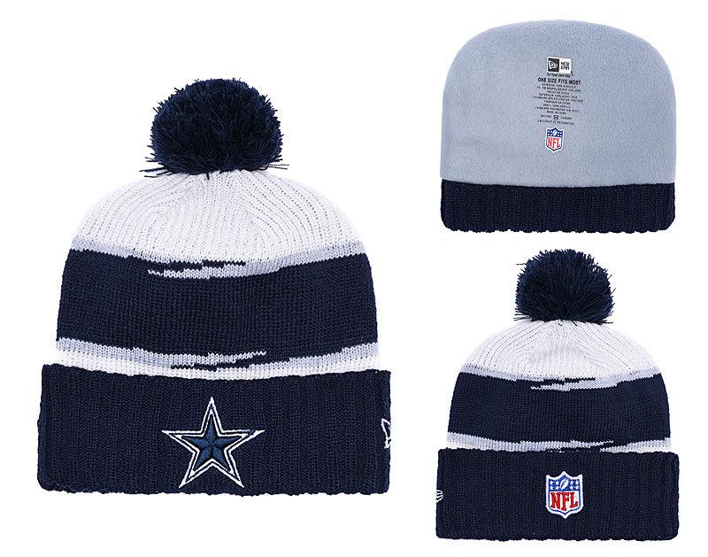 Men's Dallas Cowboys New Era 2018 NFL Knit Beanie Hat