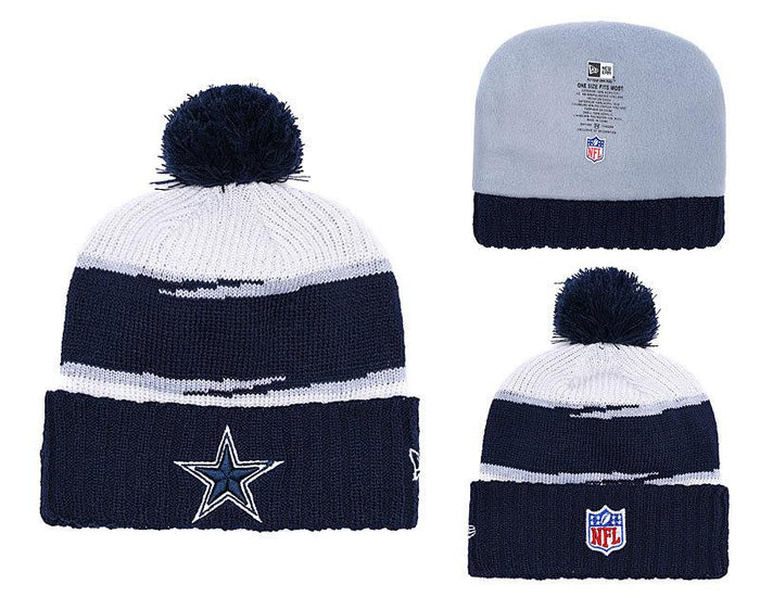 Men's Dallas Cowboys New Era 2018 NFL Knit Beanie Hat